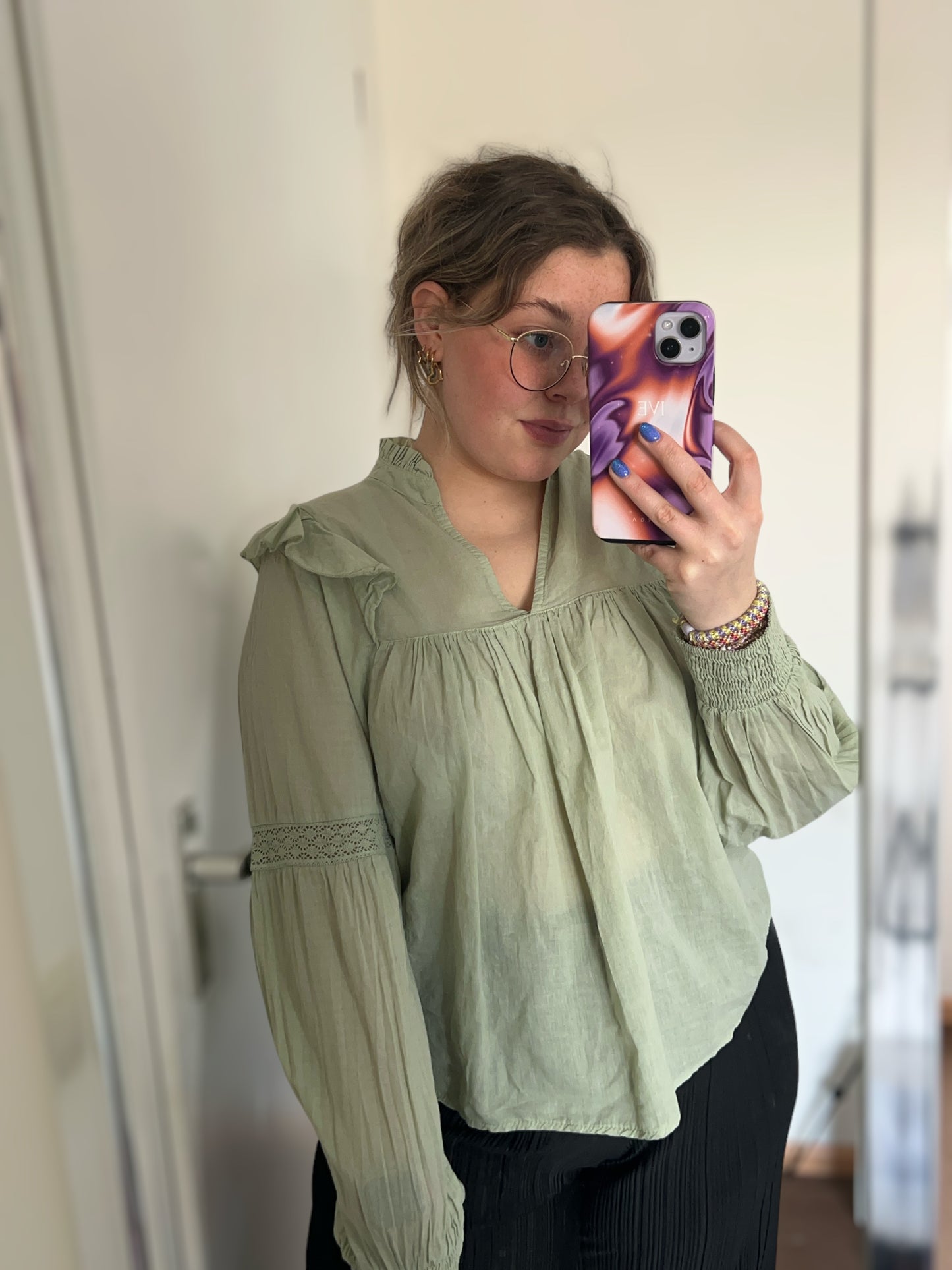 Evelyn Top | Salie Groen