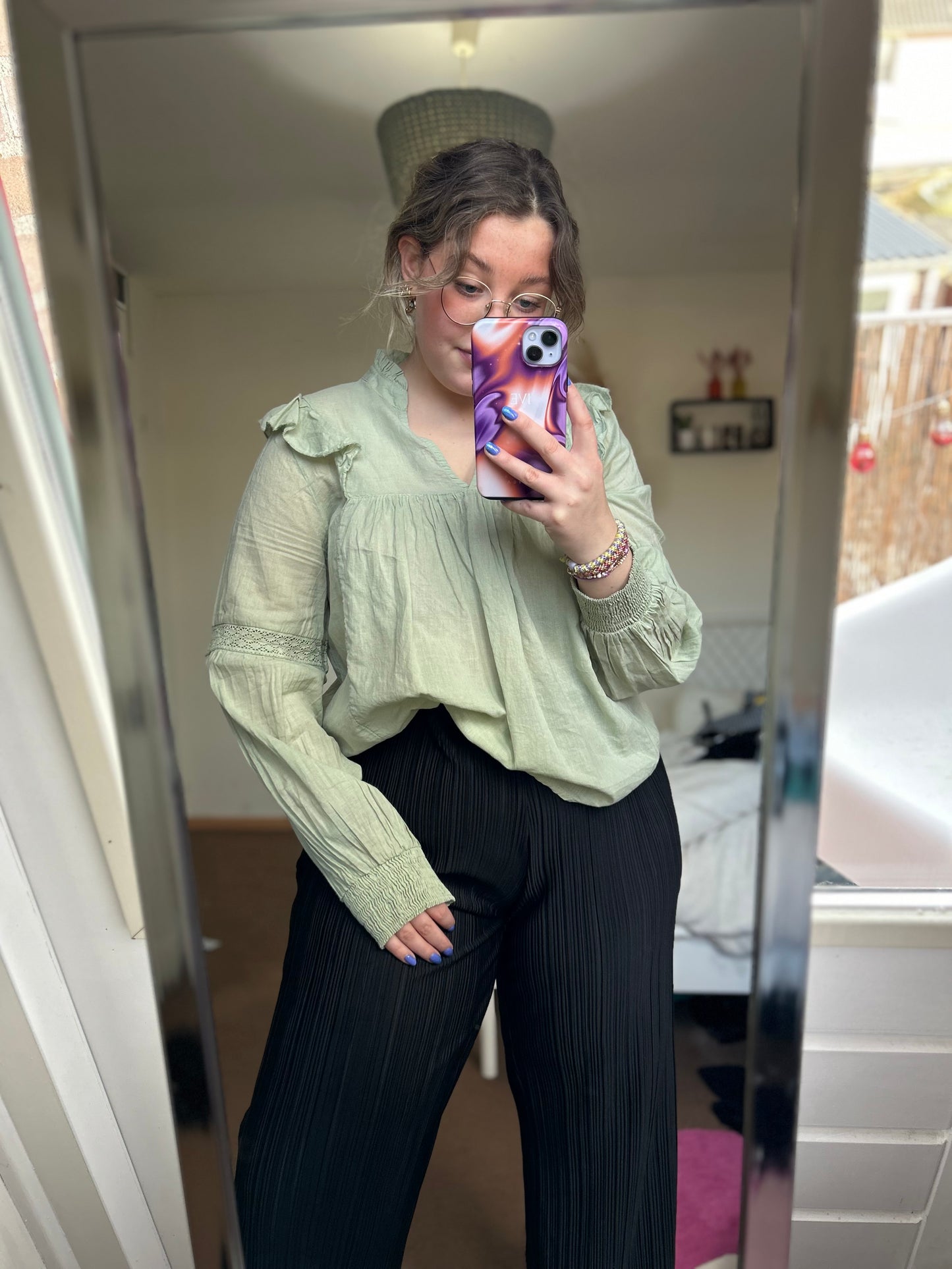 Evelyn Top | Salie Groen