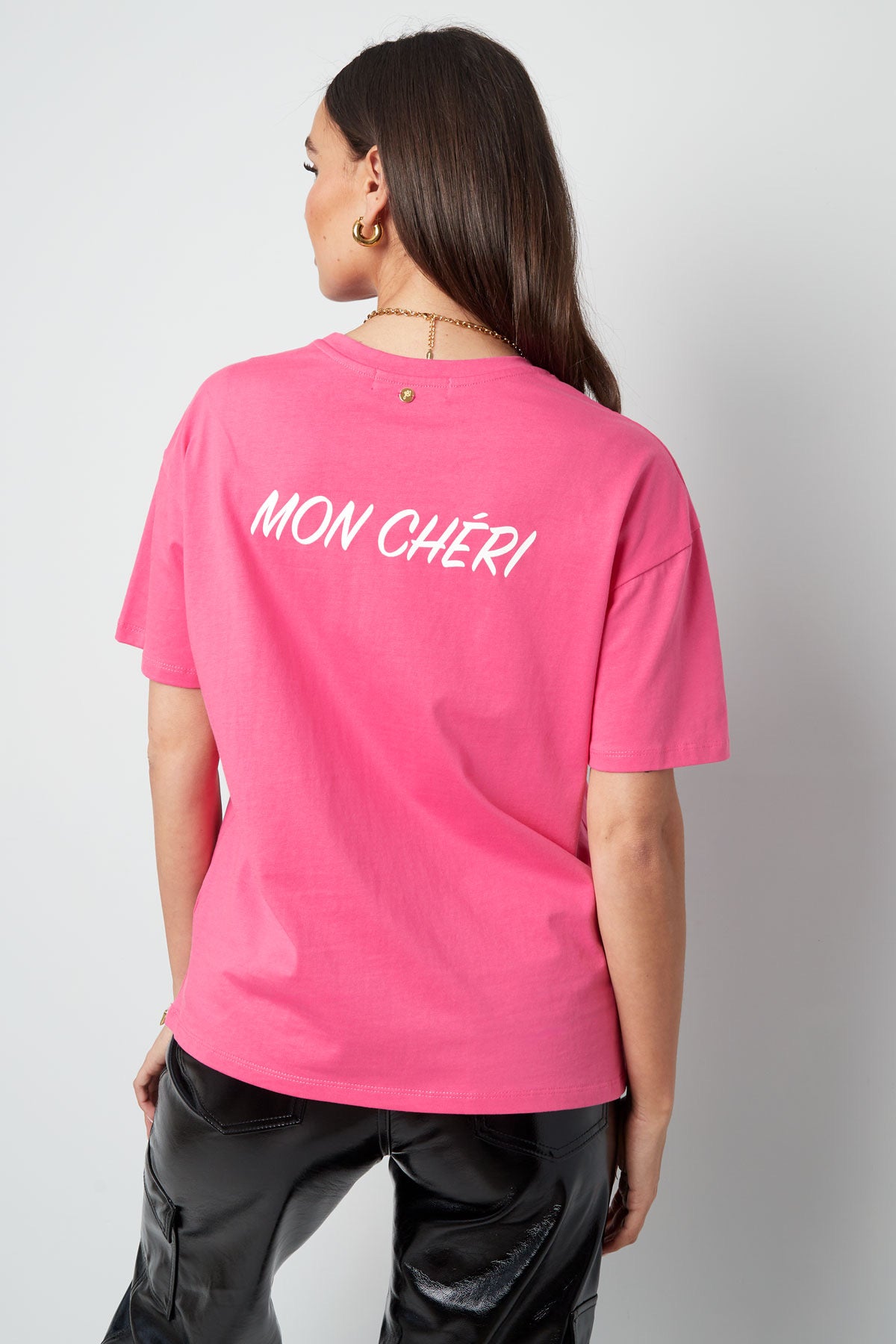 Tshirt Mon Cheri | Fushia