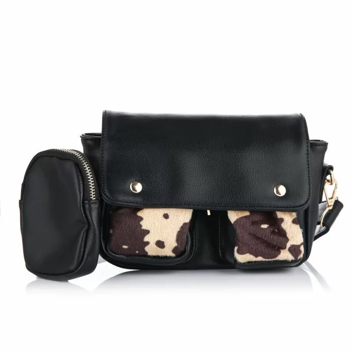 Leopard bag | Black