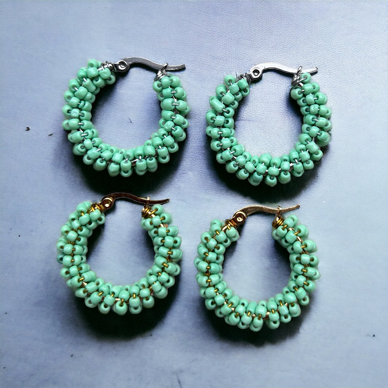 Oorbellen kraaltjes | Mint