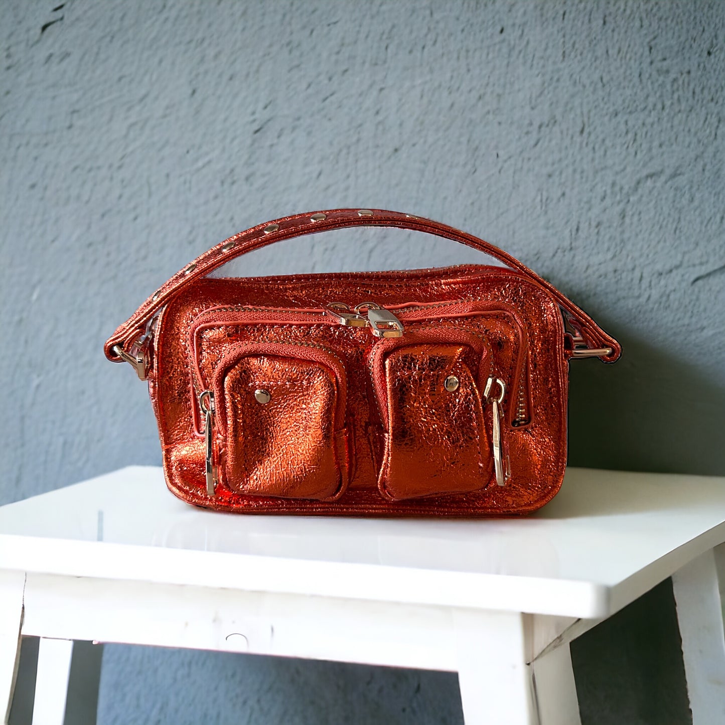 Luna bag | Metallic Orange