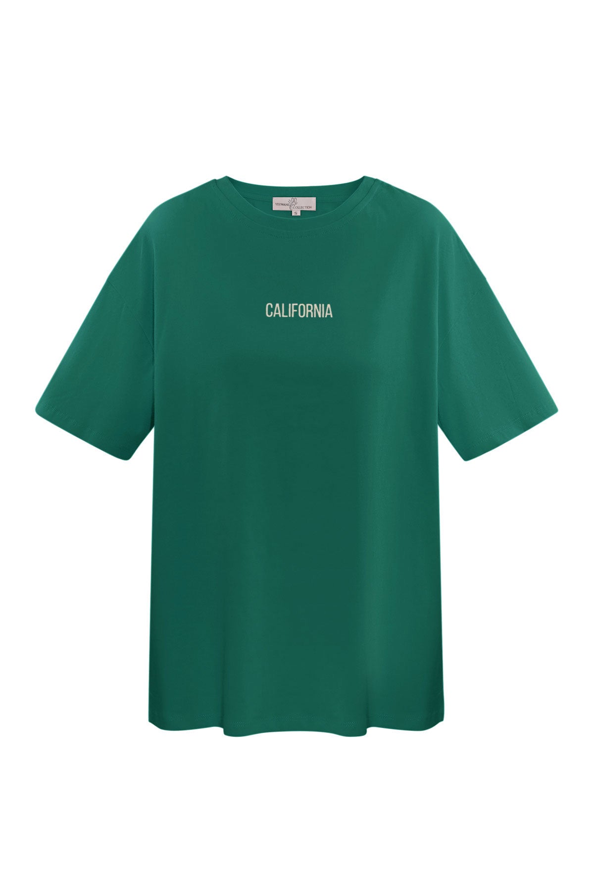 Tshirt california | Groen