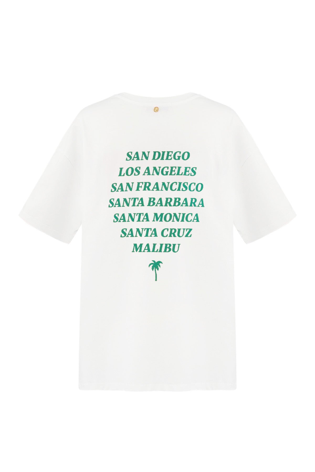 Tshirt california | Wit