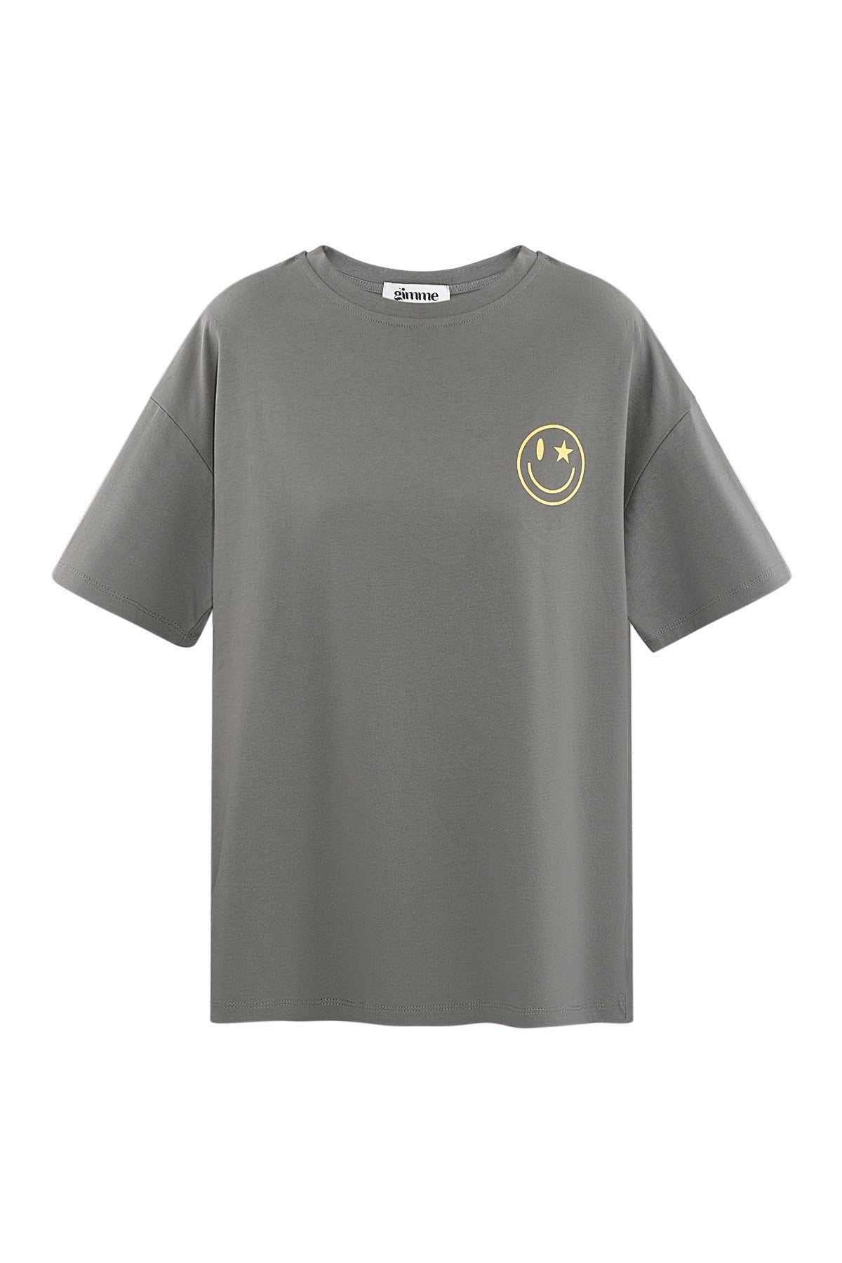 Tshirt smiley | grey