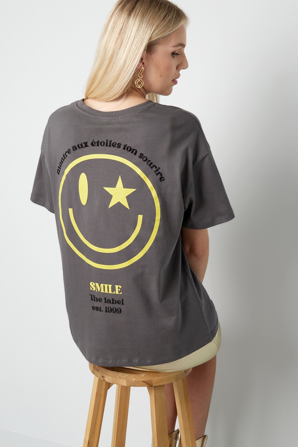 Tshirt smiley | grey