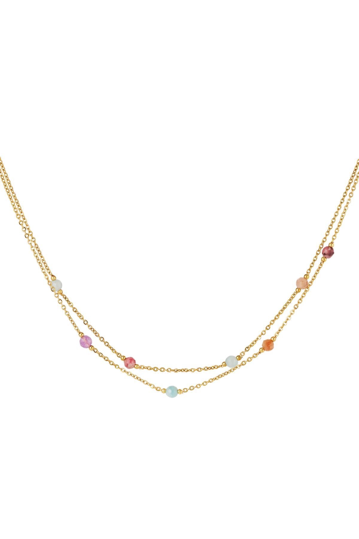 Ketting Dubbel kleur