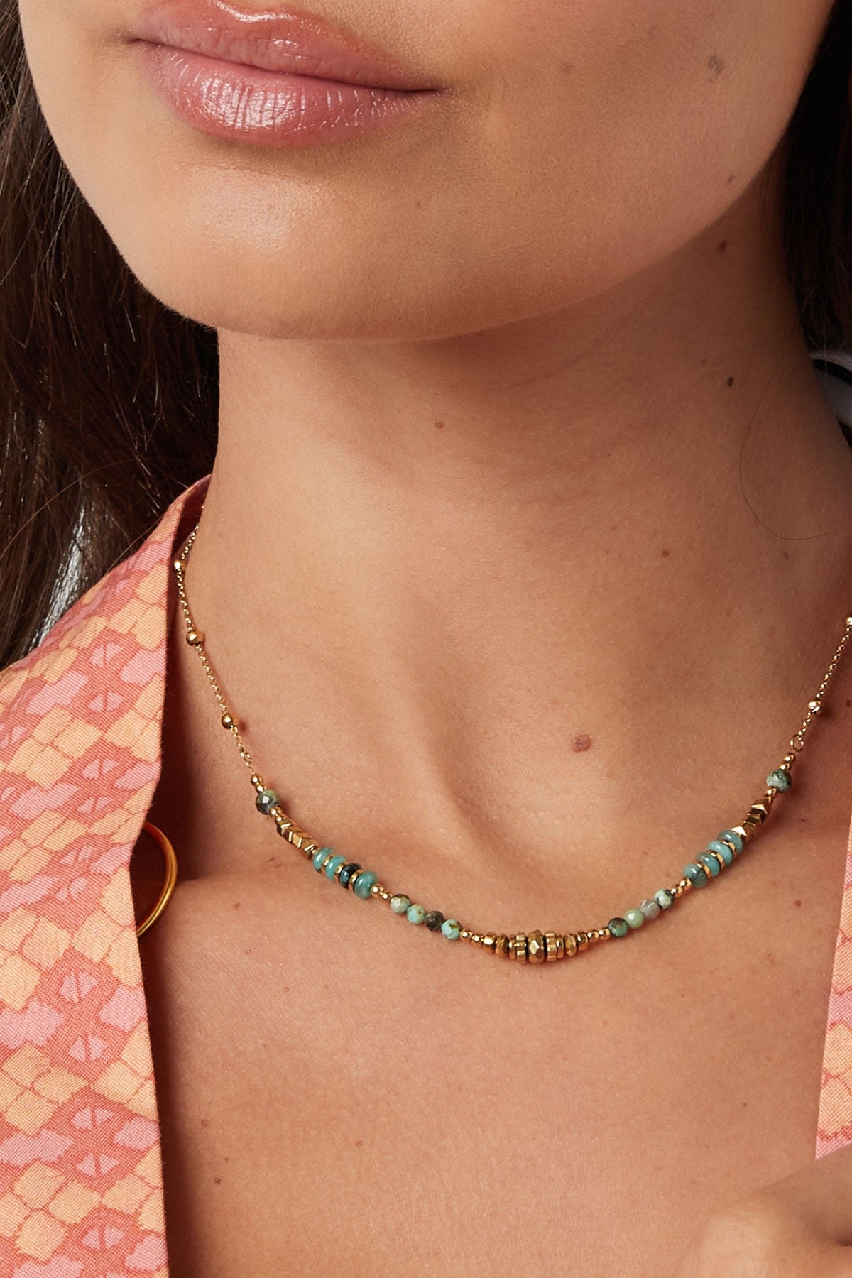 Ketting kleurrijke kralen