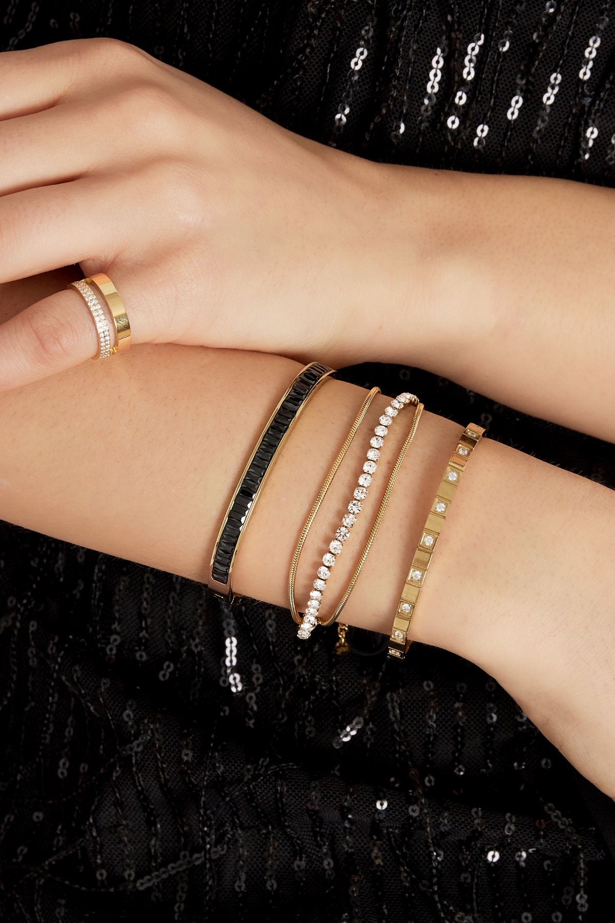 Armband Dubbel Crystal