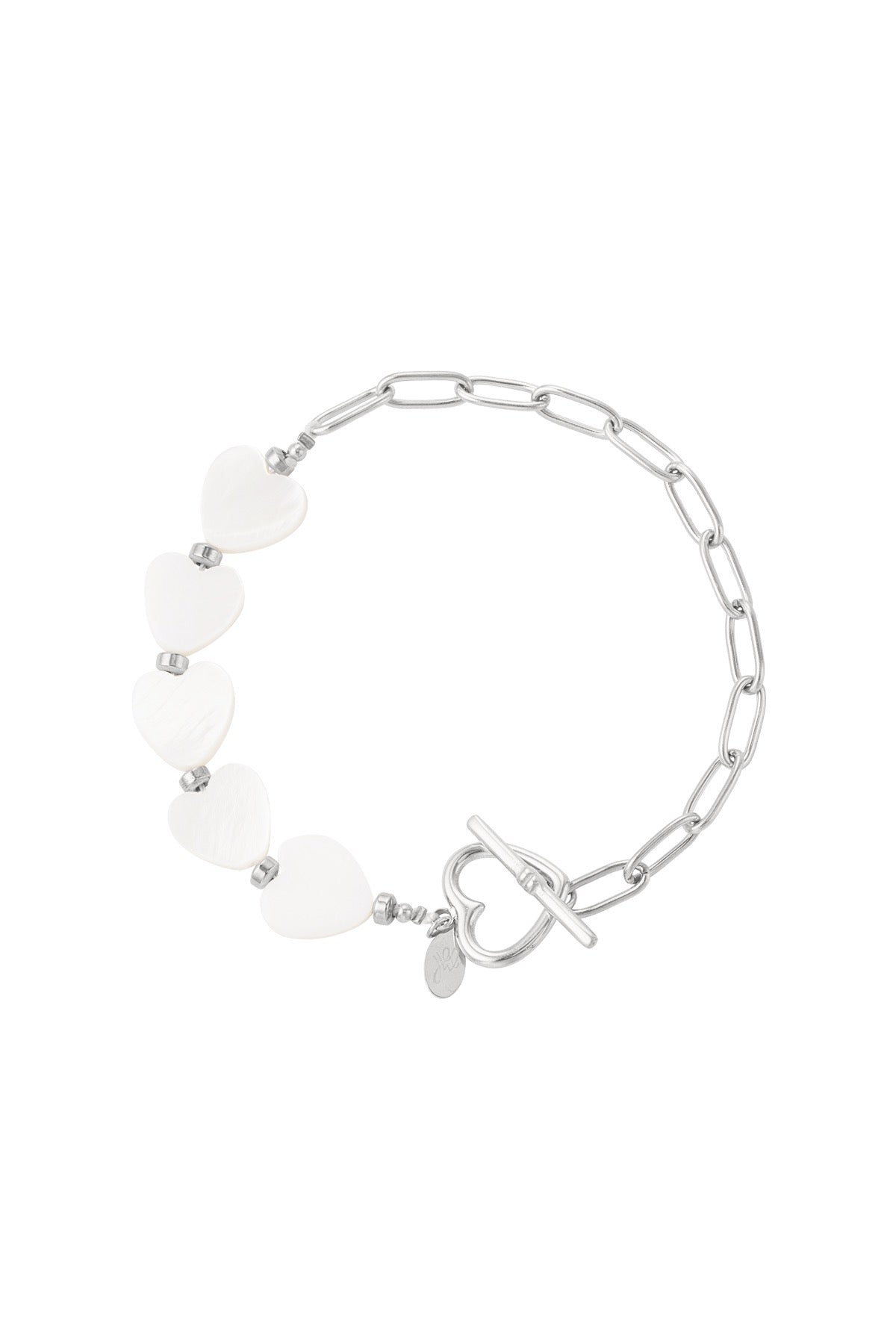 Armband met hartjes