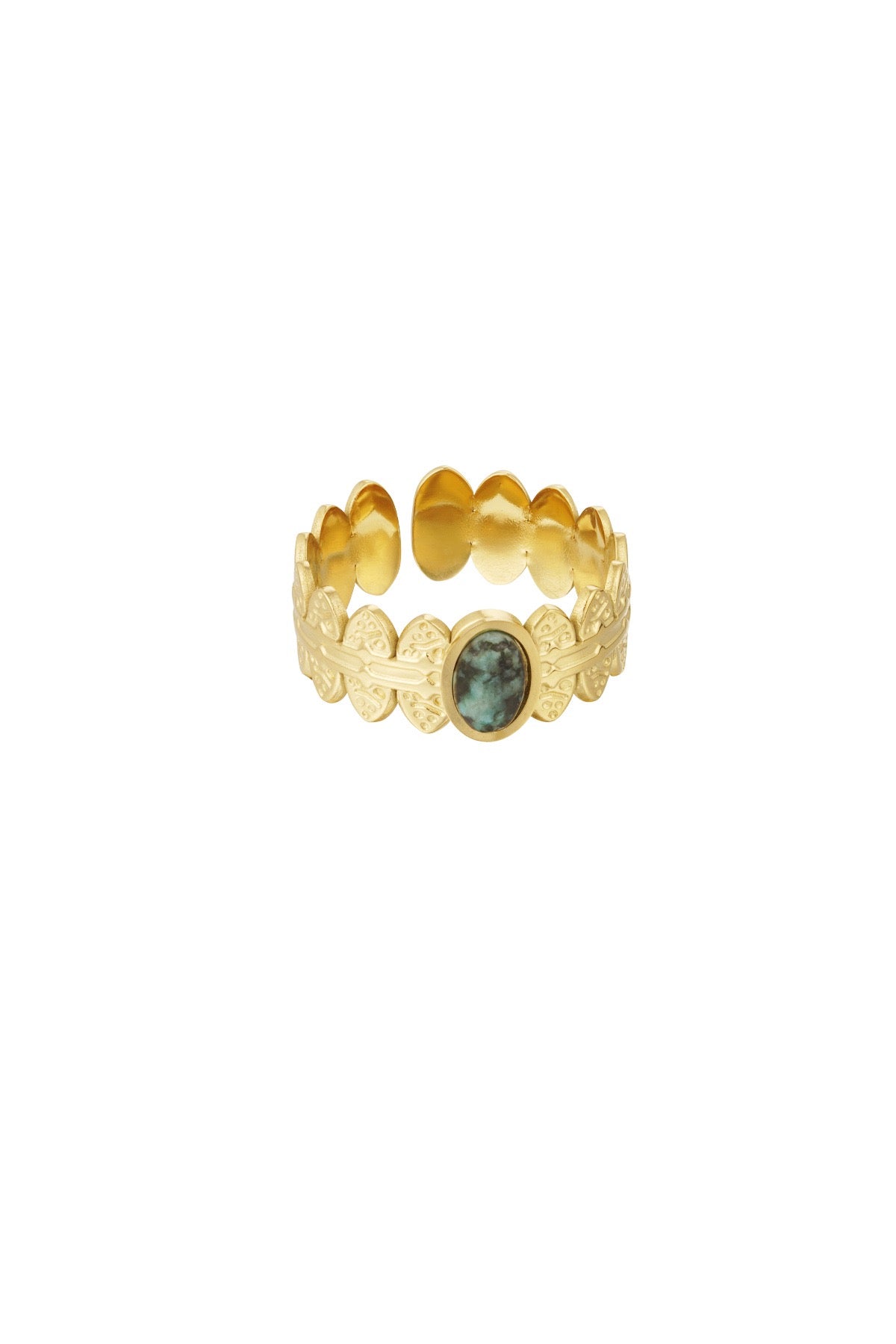 Ring Blaadjes | Groen
