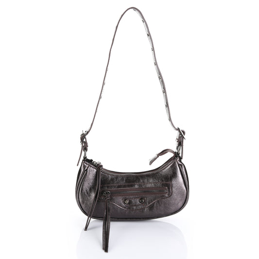 Amber Bag | Metallic bruin