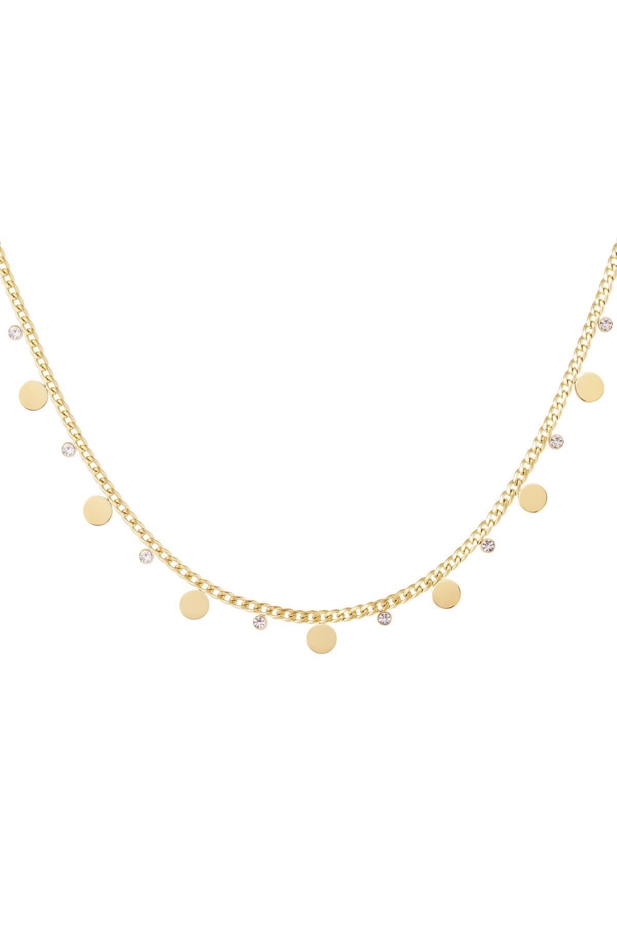 Ketting Crystal Coins