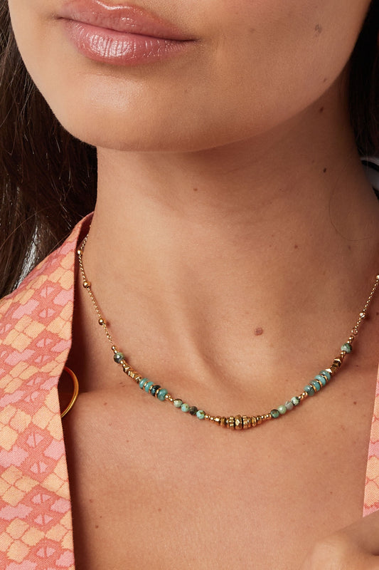 Ketting kleurrijke kralen