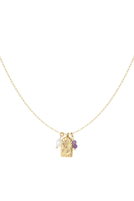 Ketting Bedel party | Paars