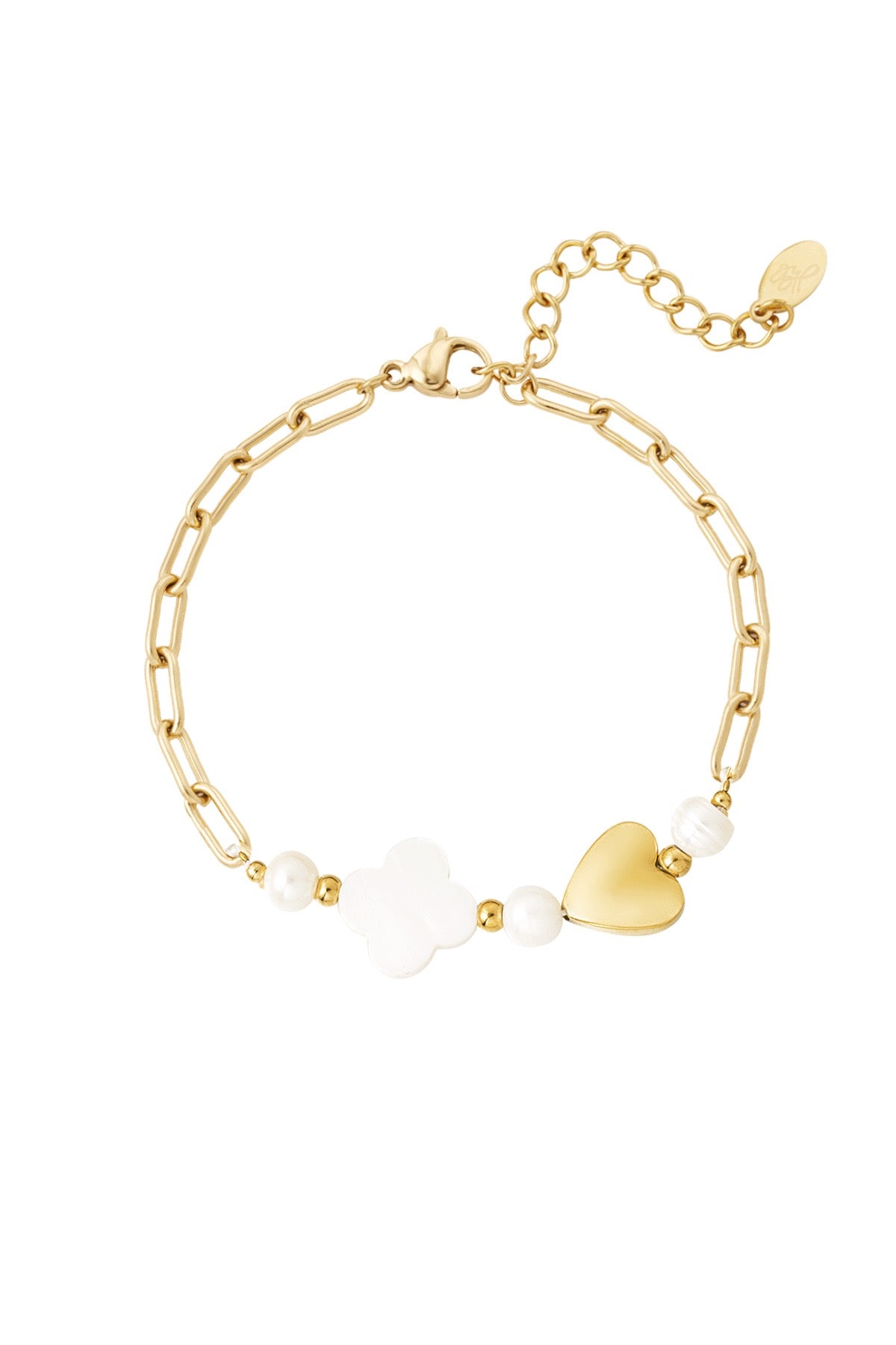 Armband Hartje & klaver